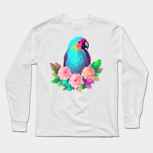 Blue Parrot Long Sleeve T-Shirt